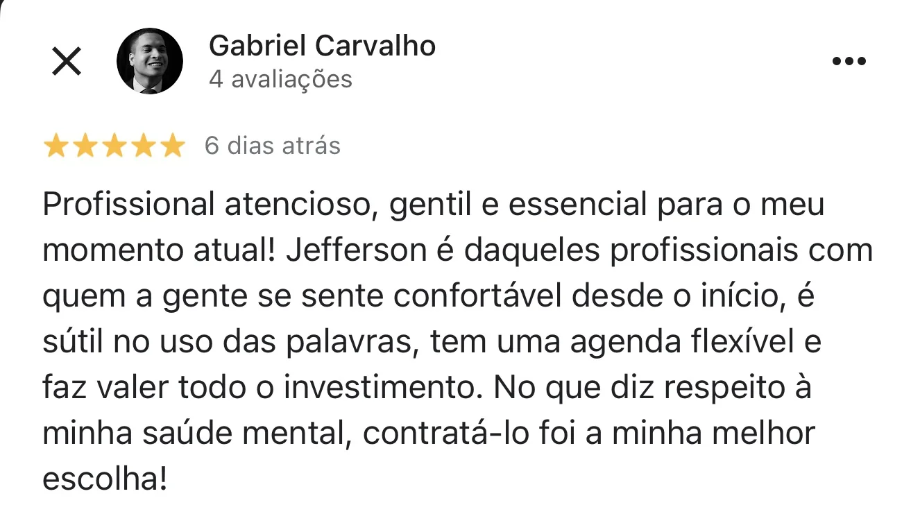 Avaliação 2 no Google