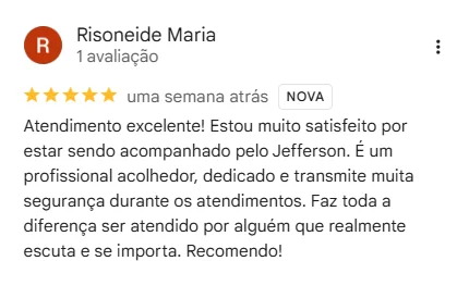 Avaliação 6 no Google