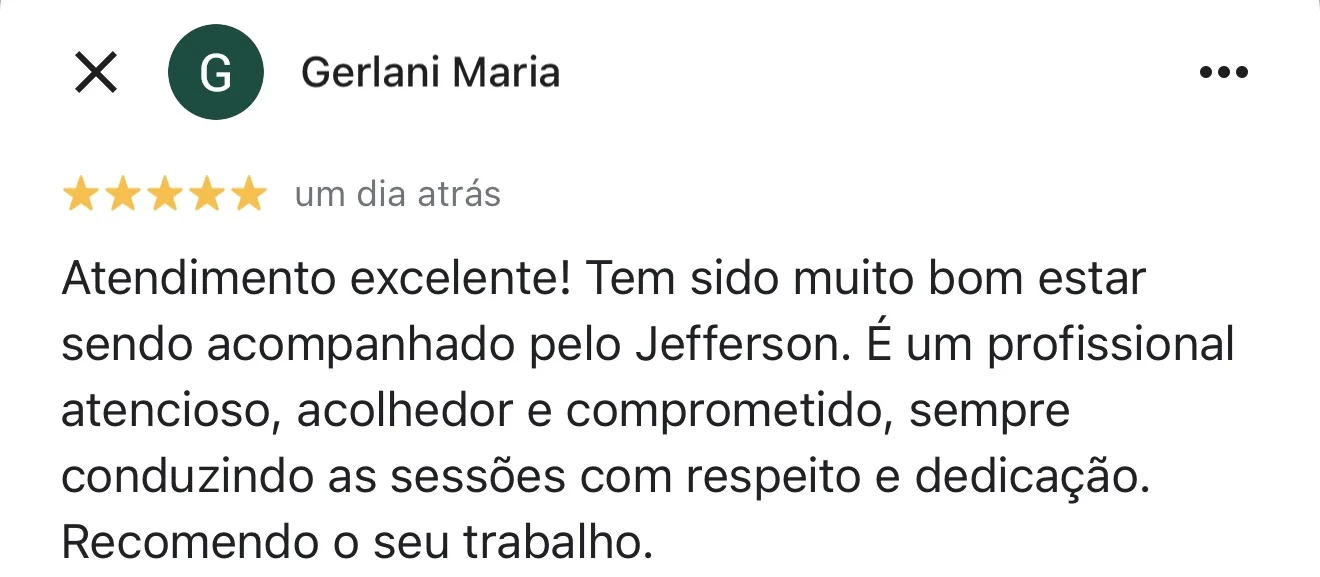 Avaliação 4 no Google